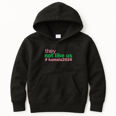 Femininomenon Madam Pres Kamala They Not Like Us Brat Empowered Women President Kids Hoodie