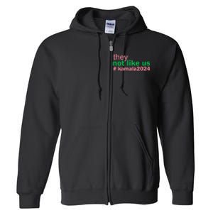 Femininomenon Madam Pres Kamala They Not Like Us Brat Empowered Women President Full Zip Hoodie