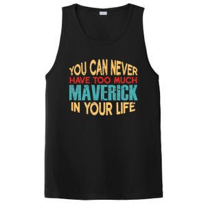 Funny Maverick Personalized  First Name Joke Item PosiCharge Competitor Tank