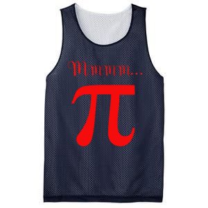 Funny Mmm Pi Symbol Gift Mesh Reversible Basketball Jersey Tank