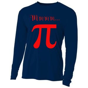 Funny Mmm Pi Symbol Gift Cooling Performance Long Sleeve Crew