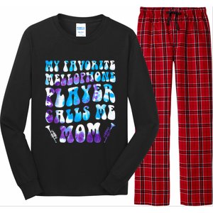 Favorite Mellophone Player Calls Me Mom Musical Instruments Long Sleeve Pajama Set