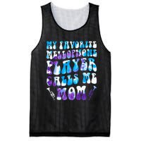 Favorite Mellophone Player Calls Me Mom Musical Instruments Mesh Reversible Basketball Jersey Tank