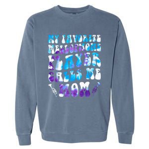 Favorite Mellophone Player Calls Me Mom Musical Instruments Garment-Dyed Sweatshirt