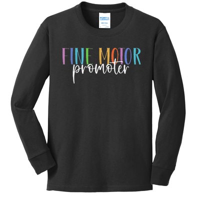 Fine Motor Promoter FUNNY Occupational Therapy Sensory LOVE Kids Long Sleeve Shirt