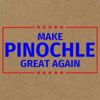 Funny Make Pinochle Great Again Parody Gifts Cotton Canvas Backpack
