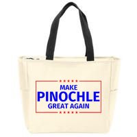 Funny Make Pinochle Great Again Parody Gifts Zip Tote Bag