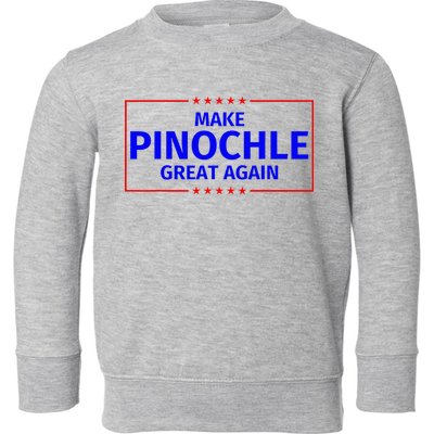 Funny Make Pinochle Great Again Parody Gifts Toddler Sweatshirt