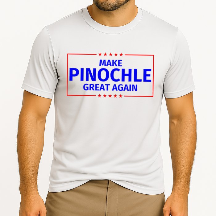 Funny Make Pinochle Great Again Parody Gifts Cooling Performance Crew T-Shirt