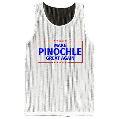 Funny Make Pinochle Great Again Parody Gifts Mesh Reversible Basketball Jersey Tank