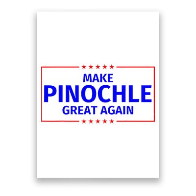 Funny Make Pinochle Great Again Parody Gifts Poster