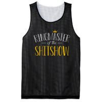 Funny Mom Parents Ringmaster Of The Shitshow Gift Mesh Reversible Basketball Jersey Tank