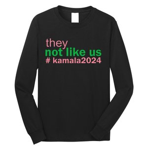 Femininomenon Madam Pres Kamala They Not Like Us Brat Long Sleeve Shirt