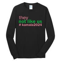 Femininomenon Madam Pres Kamala They Not Like Us Brat Tall Long Sleeve T-Shirt