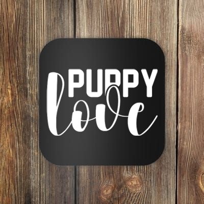 Funny Mom Puppy Love Graphic Coaster