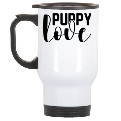 Funny Mom Puppy Love Graphic Stainless Steel Travel Mug