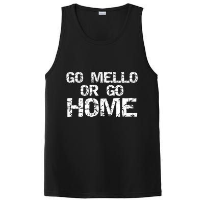 Funny Mellophone Pun Band Quote Go Mello Or Go Home Cool Gift PosiCharge Competitor Tank