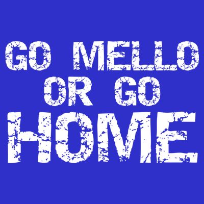 Funny Mellophone Pun Band Quote Go Mello Or Go Home Cool Gift T-Shirt