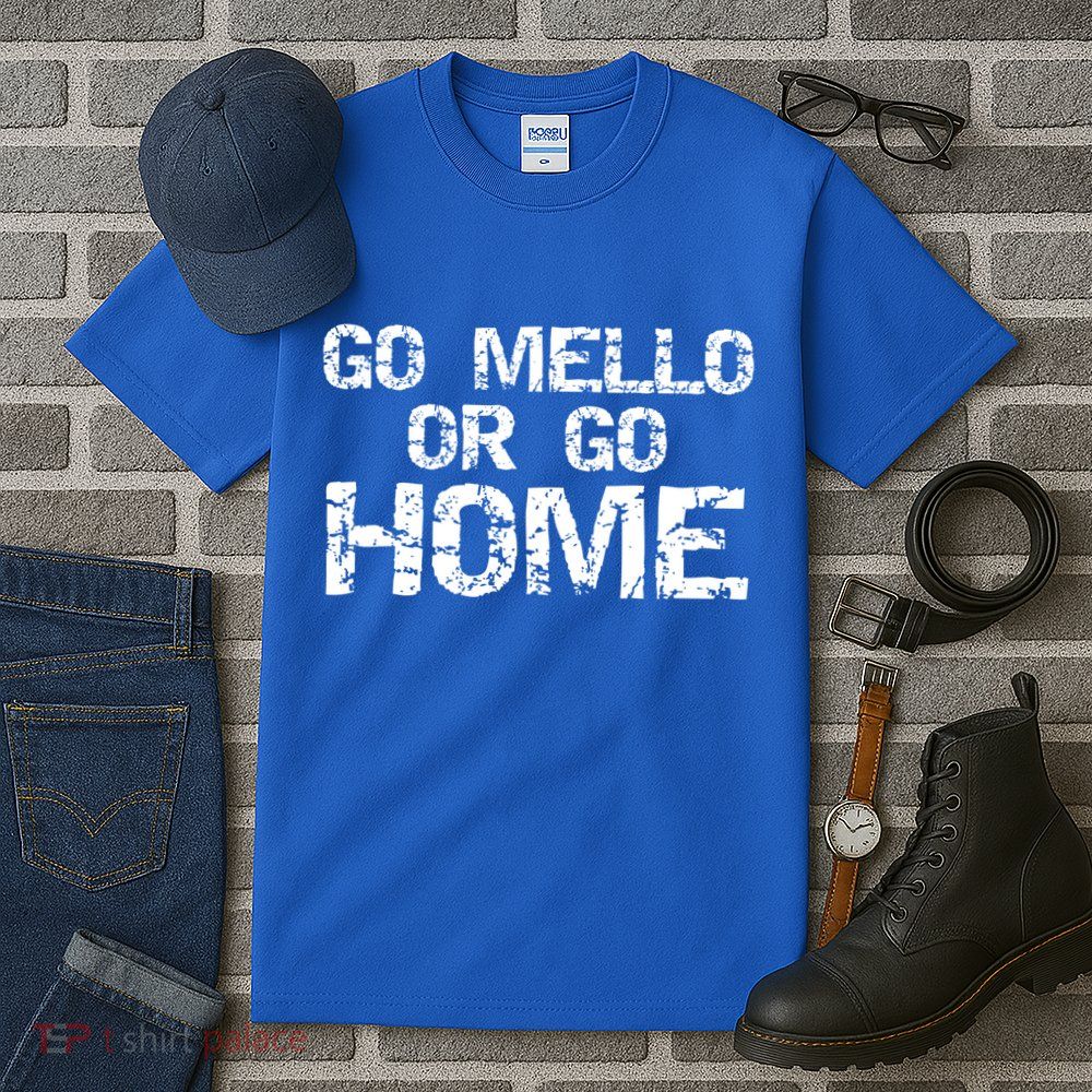 Funny Mellophone Pun Band Quote Go Mello Or Go Home Cool Gift Tall T-Shirt