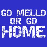 Funny Mellophone Pun Band Quote Go Mello Or Go Home Cool Gift V-Neck T-Shirt