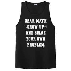 Funny Math Quote Ns Dear Math Cute Gift PosiCharge Competitor Tank