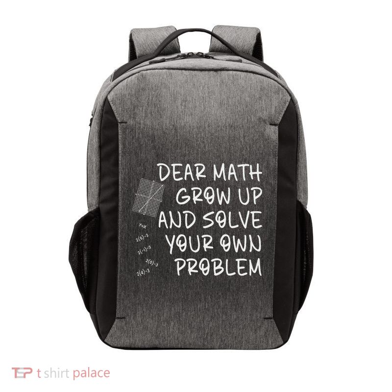 Funny Math Quote For Ns Women Math Student Vector Backpack