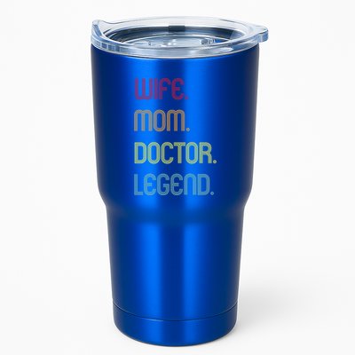 Funny Mom Quote Wife Mom Doctor Legend Design Cool Mother Great Gift Tumbler