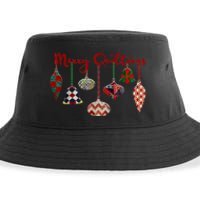 Funny Merry Quiltmas Quilting Christmas Ornament Sewing Sustainable Bucket Hat