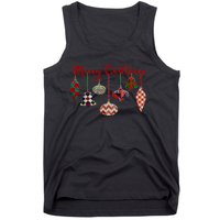 Funny Merry Quiltmas Quilting Christmas Ornament Sewing Tank Top