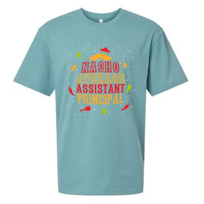 Fun Mexican Quote Outfit I Nacho Average Assistant Principal Cool Gift Sueded Cloud Jersey T-Shirt