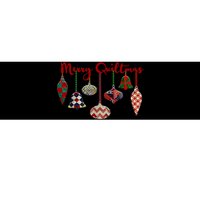 Funny Merry Quiltmas Quilting Christmas Ornament Sewing Bumper Sticker