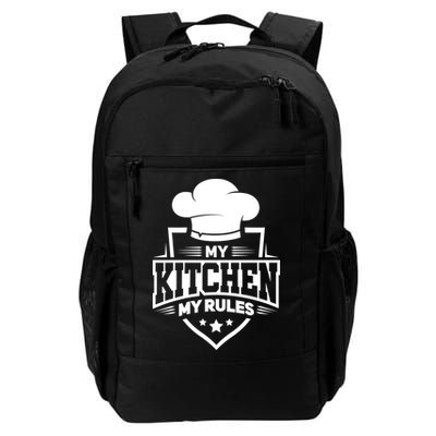 Funny My Rules Culinary Cook Gift Fine Dining Funny Chef Meaningful Gift Backpack