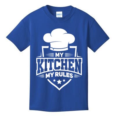 Funny My Rules Culinary Cook Gift Fine Dining Funny Chef Meaningful Gift Kids T-Shirt