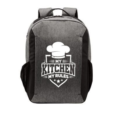 Funny My Rules Culinary Cook Gift Fine Dining Funny Chef Meaningful Gift Vector Backpack