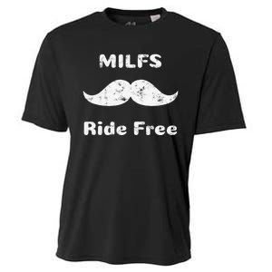 Free Mustache Rides Milfs Ride Free Cooling Performance Crew T-Shirt