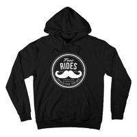 Free Mustache Rides (Hold On Tight) Crude Funny Hoodie