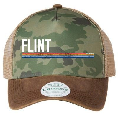 Flint Michigan Retro Legacy Tie Dye Trucker Hat