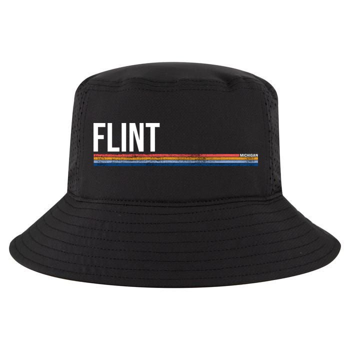 Flint Michigan Retro Cool Comfort Performance Bucket Hat