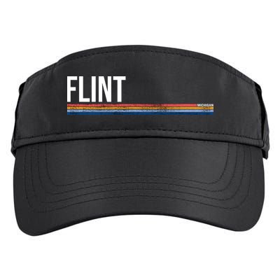 Flint Michigan Retro Adult Drive Performance Visor