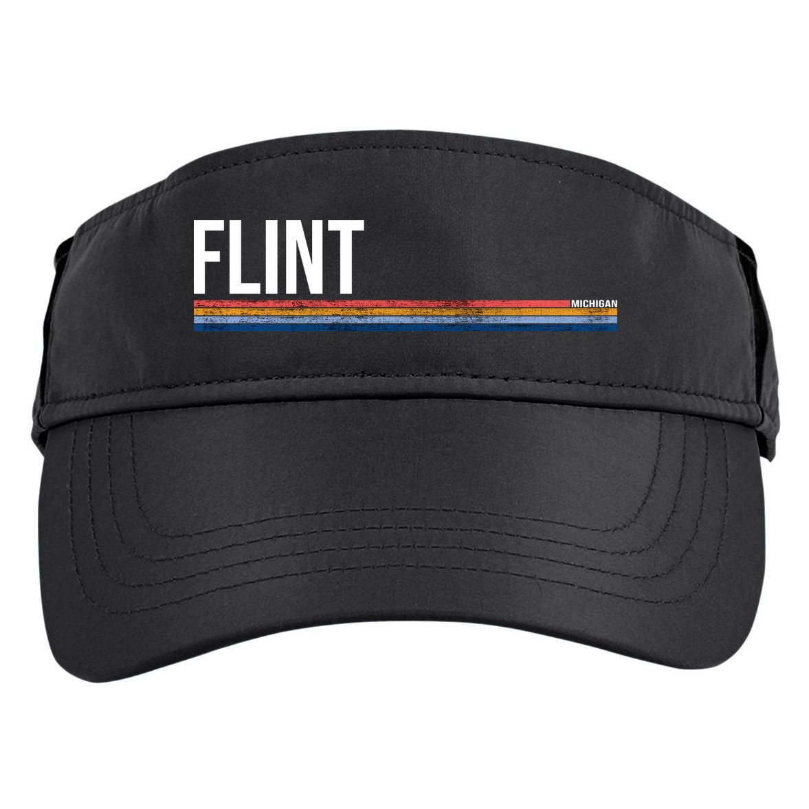 Flint Michigan Retro Adult Drive Performance Visor