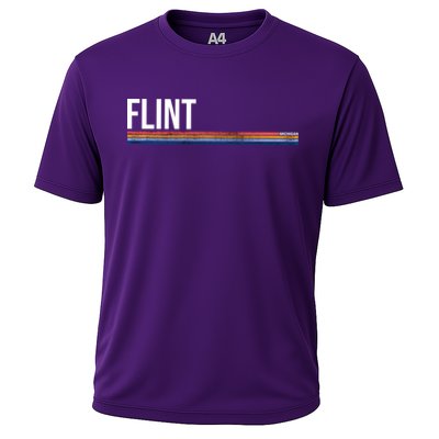 Flint Michigan Retro Performance Shirt