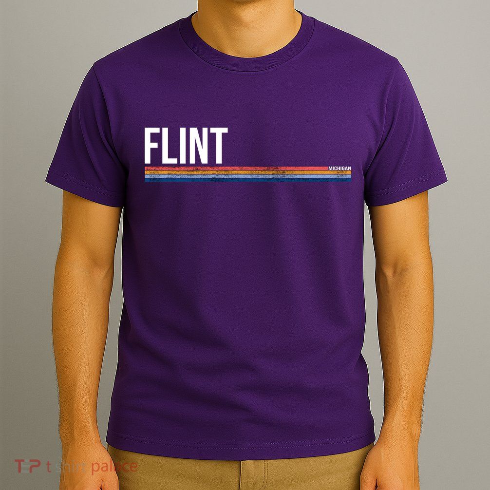 Flint Michigan Retro T-Shirt