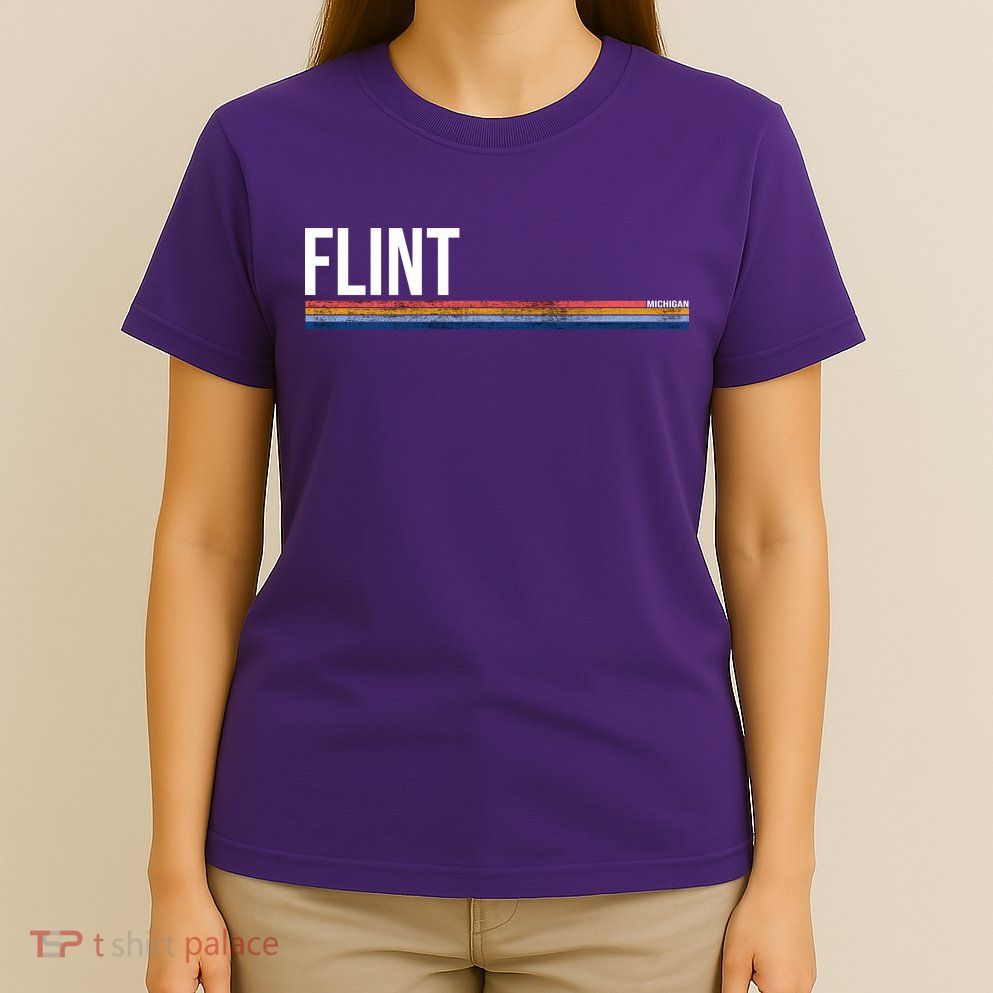 Flint Michigan Retro T-Shirt
