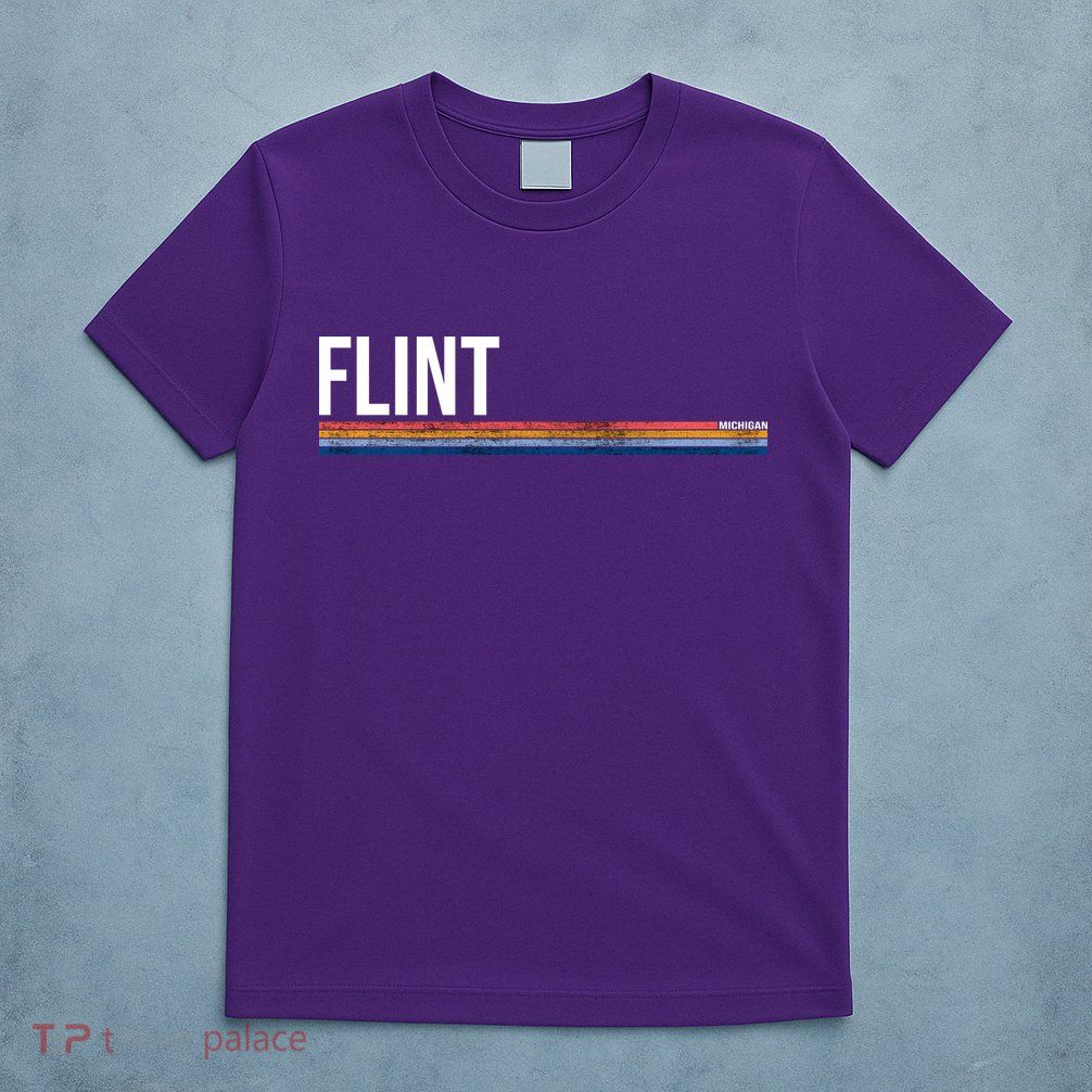 Flint Michigan Retro T-Shirt