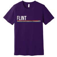 Flint Michigan Retro Premium T-Shirt