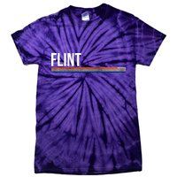 Flint Michigan Retro Tie-Dye T-Shirt