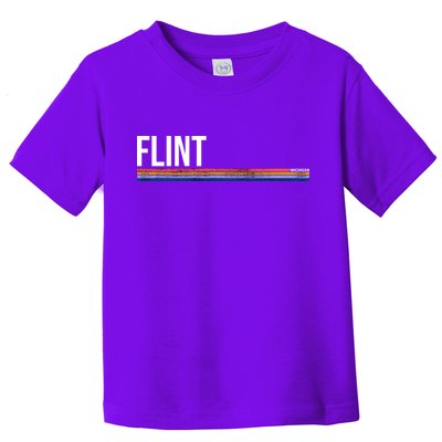 Flint Michigan Retro Toddler T-Shirt