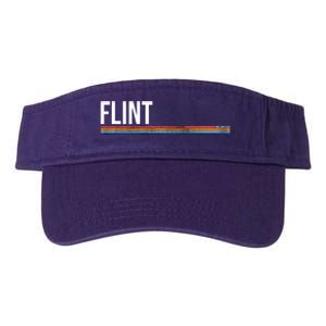 Flint Michigan Retro Valucap Bio-Washed Visor