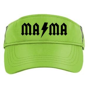 Funny MAMA Rocker Logo Adult Drive Performance Visor