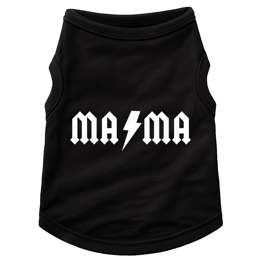 Funny MAMA Rocker Logo Doggie Tank